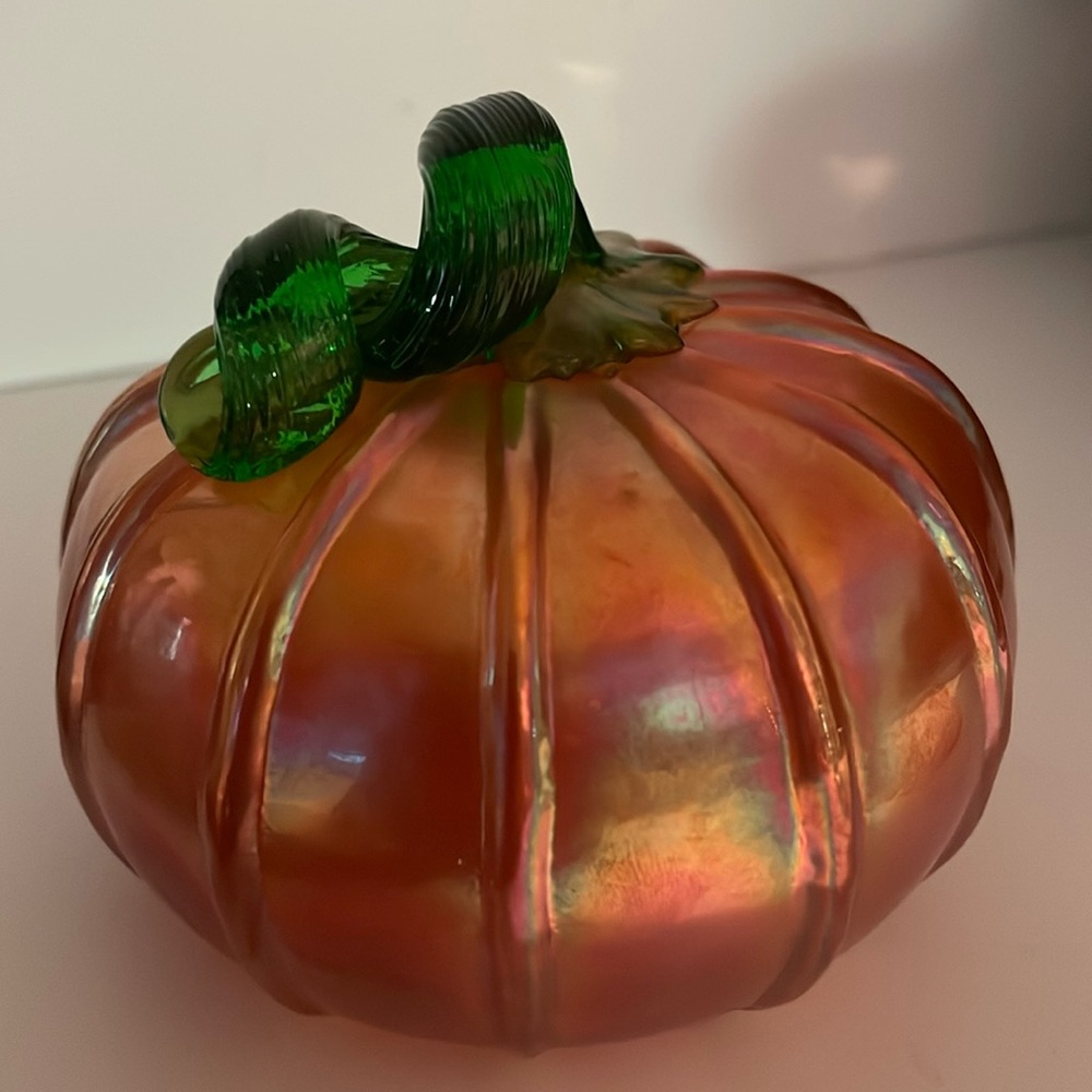 Vintage Mercury Art Glass Pumpkin